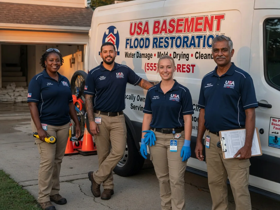 Basement Flood Cleanup company in Rombauer, MO